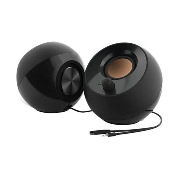 Creative Pebble 2.0 USB-Powered Desktop Speakers for PC’s and Laptops (Black) - Picture 1 of 6